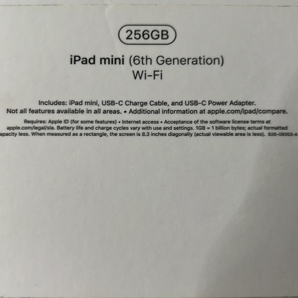 Ipad Mini (6th Generation) Wifi - 256GB with Apple Pencil. - Picture 10 of 12